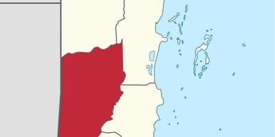 卡约区，伯利兹的地图