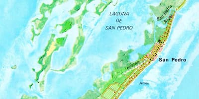 圣佩德罗伯利兹街道地图
