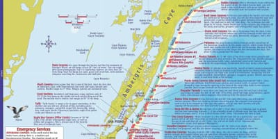 卡尔克岛，伯利兹的地图